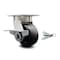 Service Caster 4 Inch Kingpinless Glass Filled Nylon Wheel Caster with Brake and Swivel Lock SCC-KP30S420-GFNR-SLB-BSL - alternate 1